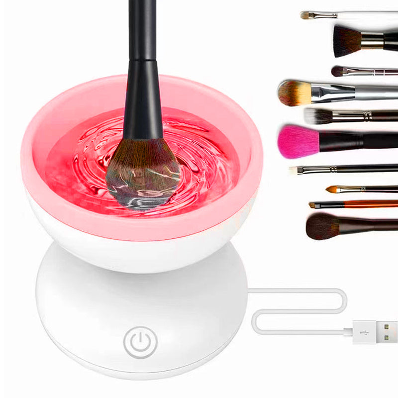 Portable USB Makeup Brush Cleaner Machine Electric Cosmetic Brush Cleaning Washing Tools Automatic Clean Makeup Brushes Portable USB Makeup Brush Cleaner Machine Electric Cosmetic Brush Cleaning Washing Tools Automatic Clean Makeup Brushes